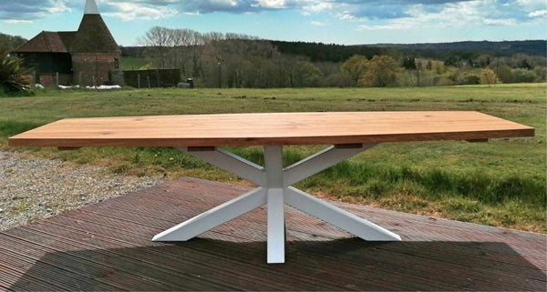 Outside Dining Furniture - Tenterden Curved Oak Table