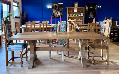Clearance- Moselle Handmade Oak Dining Table