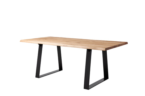Havana - Trapezium Steel & Oak Table
