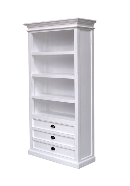 Whitstable Painted - Bookcase With 3 x Drawers