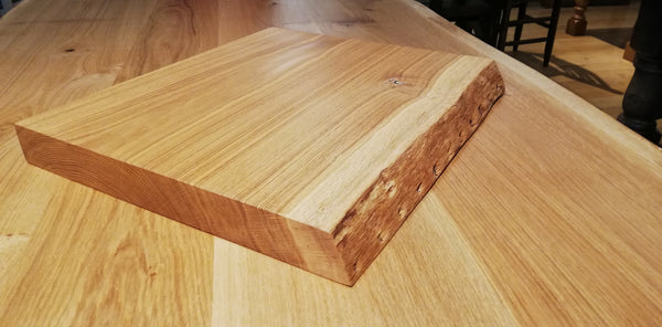 Sussex - Live Edge Solid Oak Chopping Board