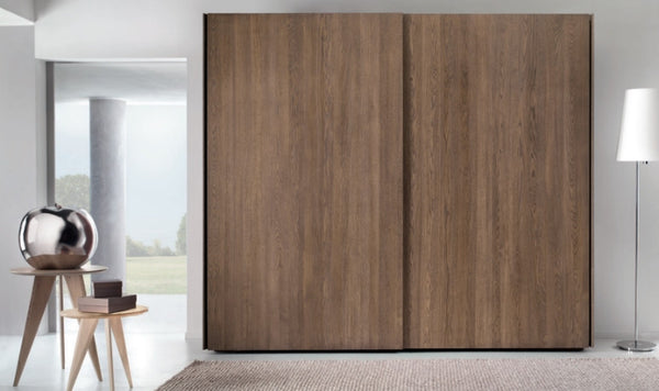 Solid oak sliding wardrobe deals