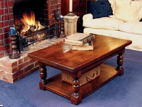 Traditional Heavy oak coffee Table