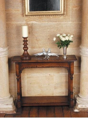 Traditional Oak Console Table