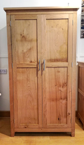 Full Hanging Oak Wardrobe