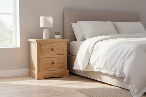 2 Drawer Bedside Cabinet