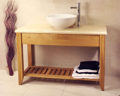 Oak Bathroom Cabinet Wash Stand
