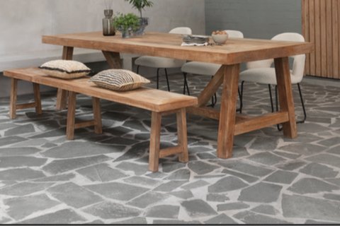 Reclaimed Teak Bench without back