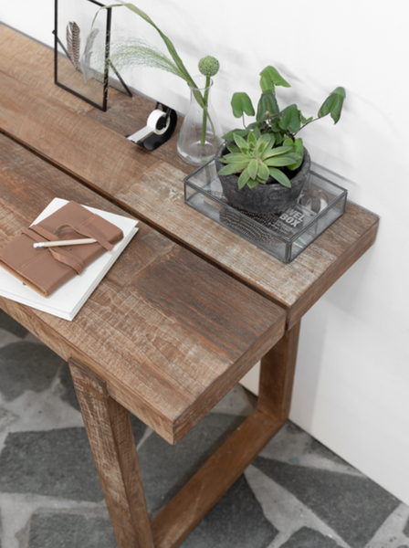 Reclaimed Teak Console Table