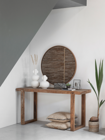 Reclaimed Teak Console Table