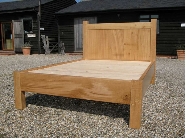 English Oak Boarded Bed outdoor photo