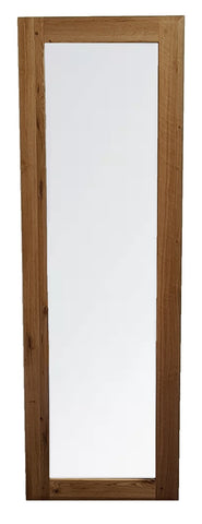 Large Oak framed dressing mirror wall mountable