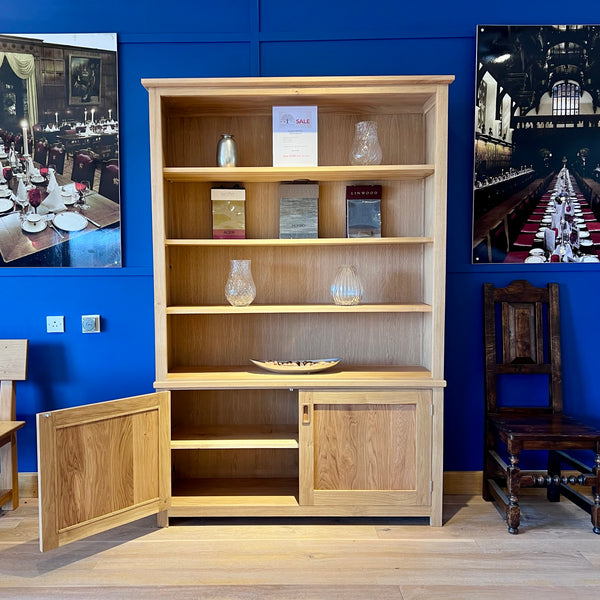 Handmade contemporary oak bookcase 