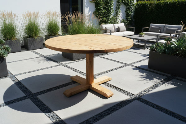 Outside Dining Table on modern with other garden furniture in the backgroun