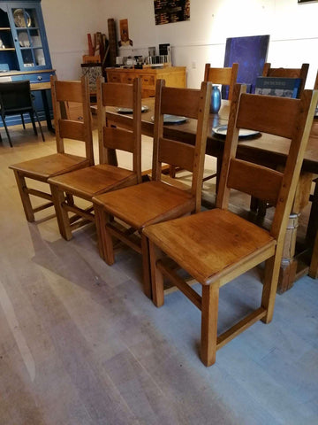 Oak Ladderback Chairs