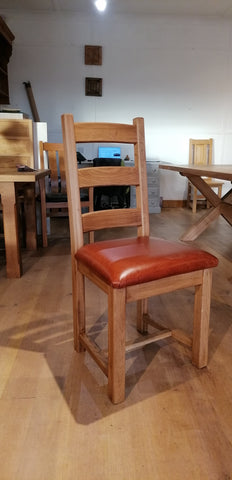 Sussex - Ladderback Chair with Upholstered Seat