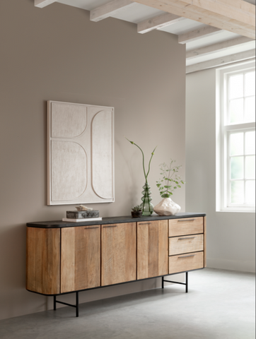 Reclaimed Teak 3 door 3 drawer sideboard