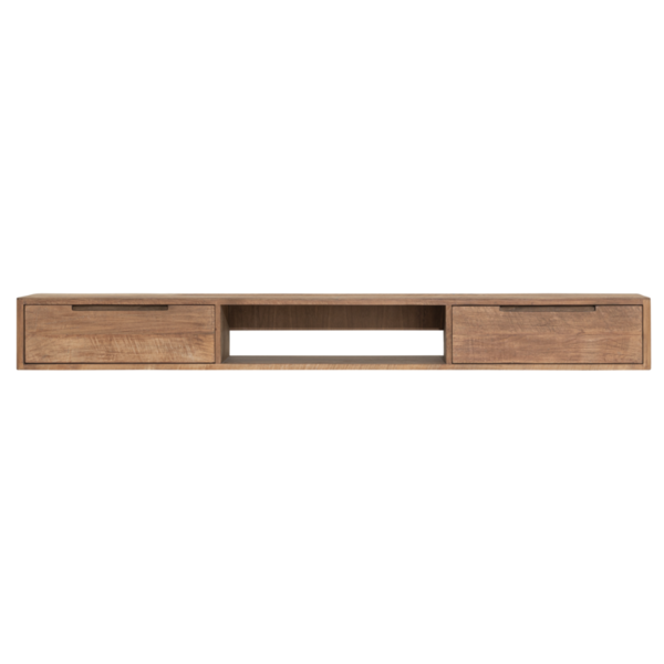 Reclaimed Teak Hanging TV stand Bliss No.1 large