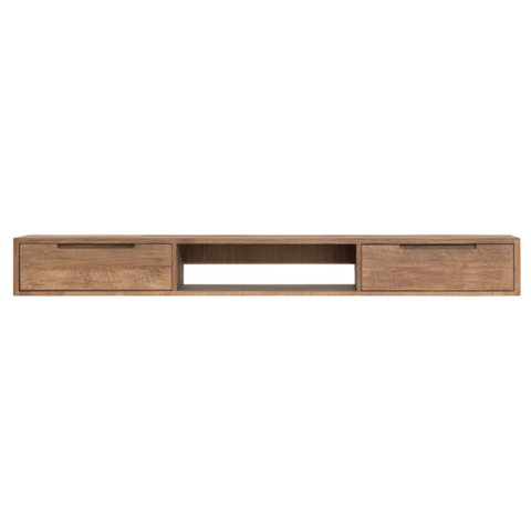 Reclaimed Teak Hanging TV stand Bliss No.1 large