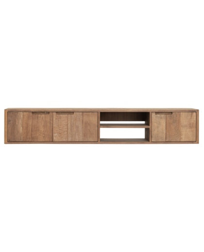 Reclaimed Teak Hanging TV stand Bliss No.2 medium