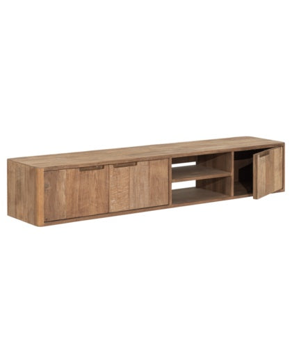 Reclaimed Teak Hanging TV stand Bliss No.2 medium
