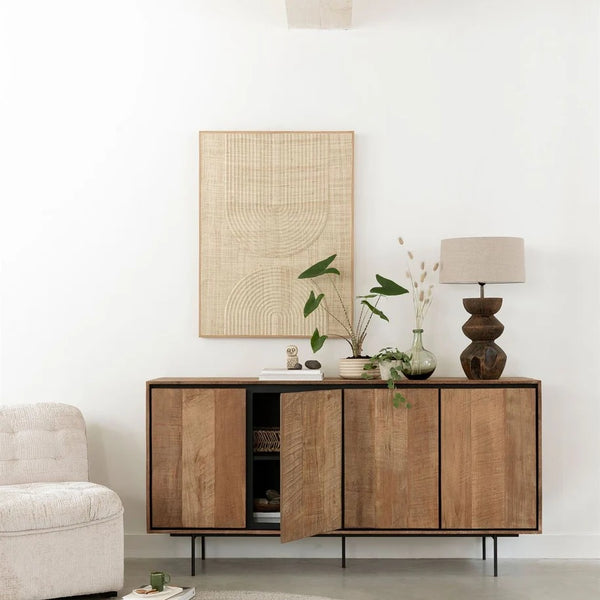 Reclaimed Teak - Metro 4 Door Sideboard