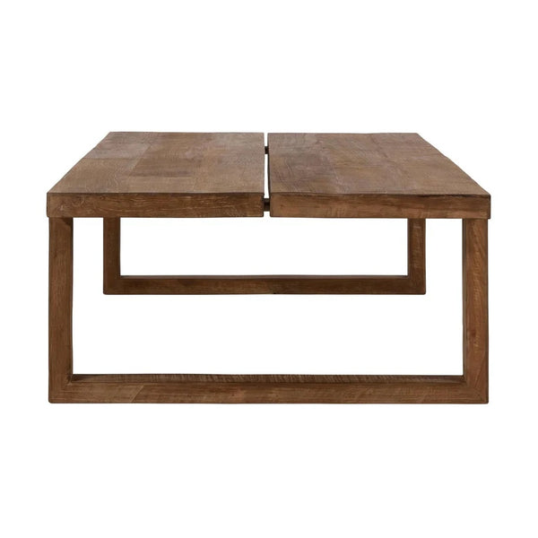 Reclaimed Teak Coffee Table Rectangle shape