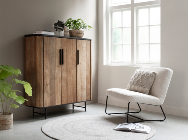 Reclaimed Teak Soho Cupboard 3 Doors