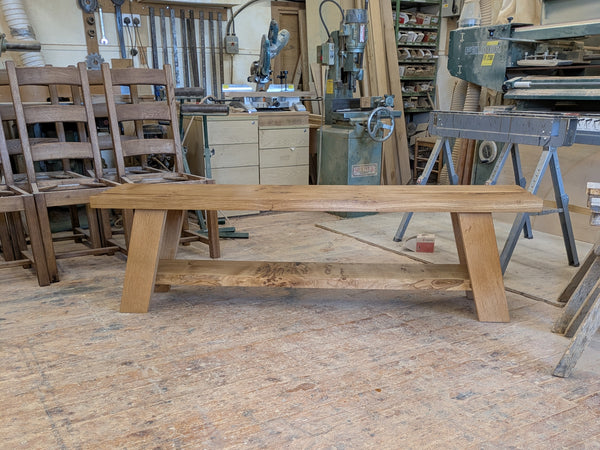 Handmade Sussex Splayed Leg TV Stand