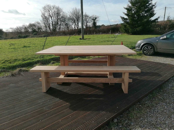 Outdoor Dining Furniture - Twin Pillar Table