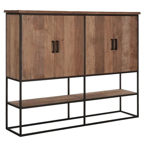 Reclaimed Teak by DTP - 4 Door Cabinet