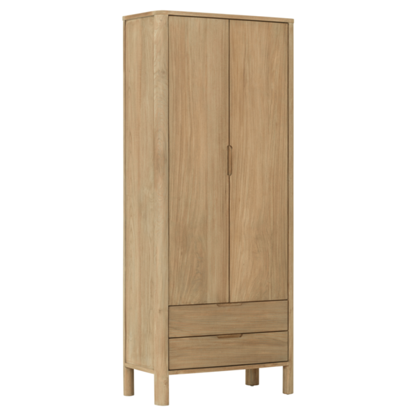 Reclaimed Teak By DTP - Tall Cupboard with Drawers
