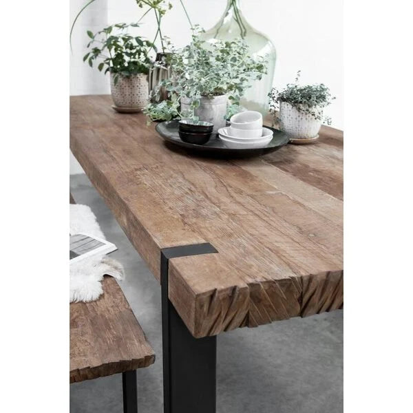 Reclaimed Teak By DTP - Beam Dining Table