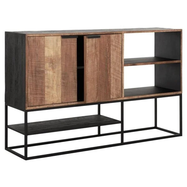 Reclaimed Teak by DTP - 2 Door Sideboard Cosmo Small
