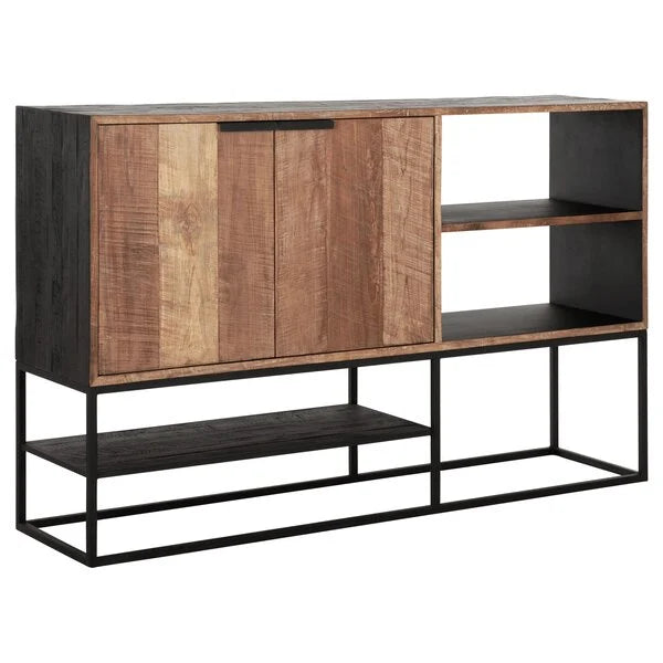Reclaimed Teak by DTP - 2 Door Sideboard Cosmo Small