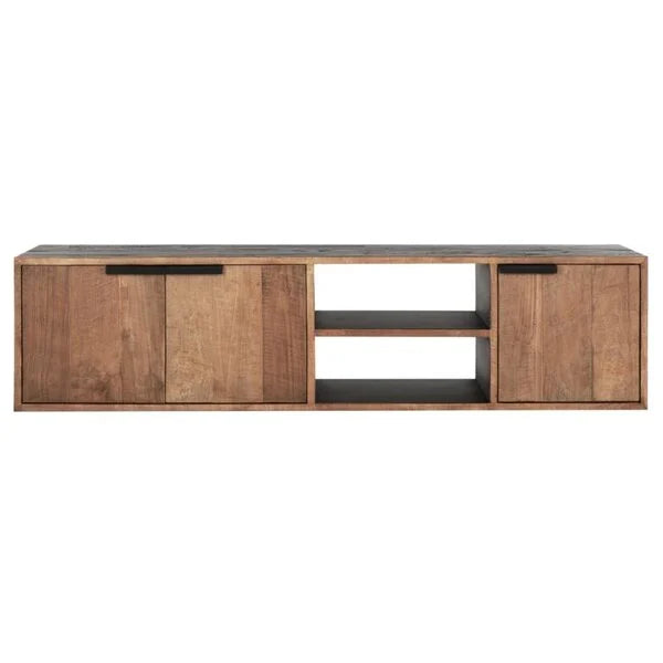 Reclaimed Teak - Wall Hanging TV Cabinet Medium Cosmo