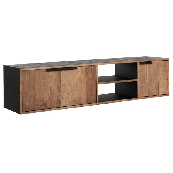 Reclaimed Teak - Wall Hanging TV Cabinet Medium Cosmo
