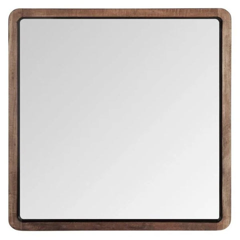 Reclaimed Teak by DTP - Square Wall Mirror Cosmo