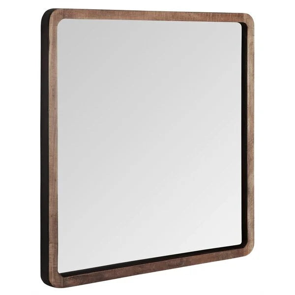 Reclaimed Teak by DTP - Square Wall Mirror Cosmo