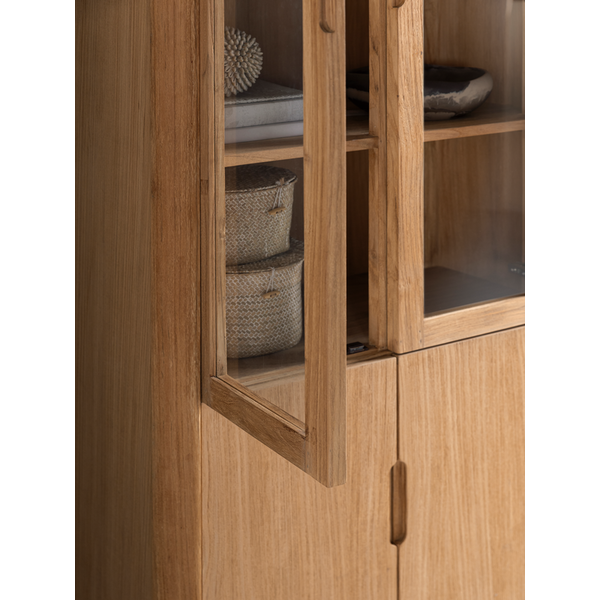 Reclaimed Teak By DTP - Forte Glazed Display Cabinet