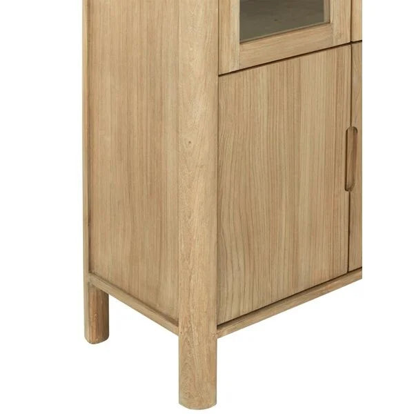 Reclaimed Teak By DTP - Forte Glazed Display Cabinet