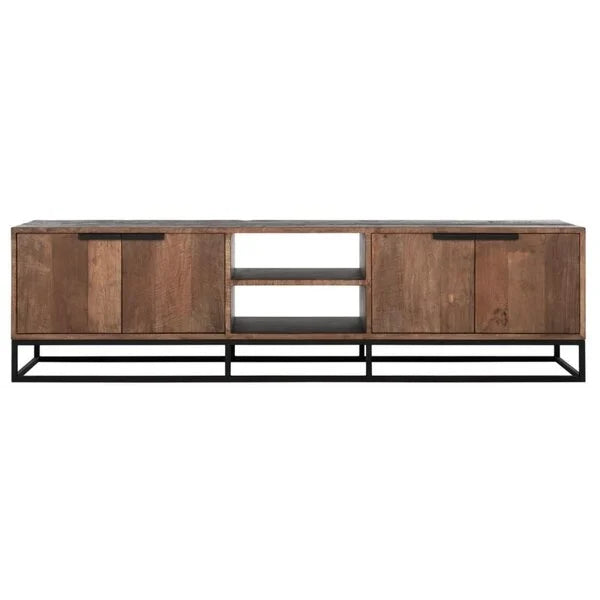 Reclaimed Teak by DTP 4 Door TV Cabinet Large Cosmo