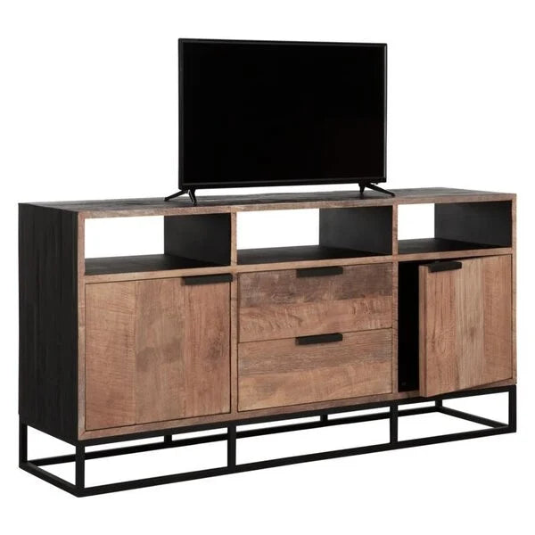 Reclaimed Teak by DTP - High TV Stand Medium Cosmo