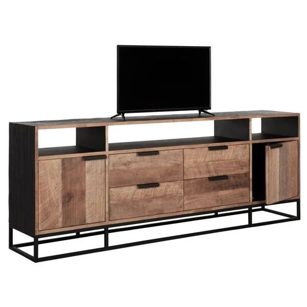 Reclaimed Teak By DTP - High TV Cabinet Large Cosmo