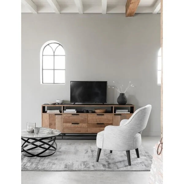 Reclaimed Teak By DTP - High TV Cabinet Large Cosmo