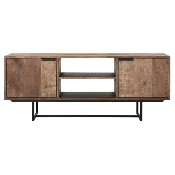 Reclaimed Teak by DTP - 2 Door TV stand Odeon