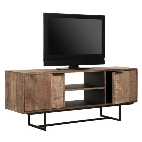 Reclaimed Teak by DTP - 2 Door TV stand Odeon