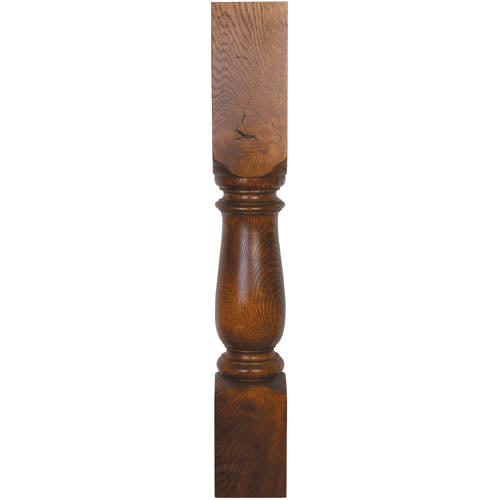 125mm vase turned leg for the traditional refectory table