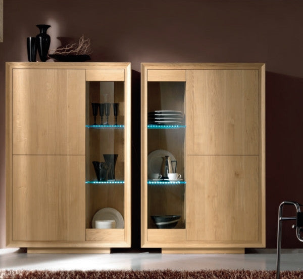 Tuscany Contemporary Sienna Display Cabinet