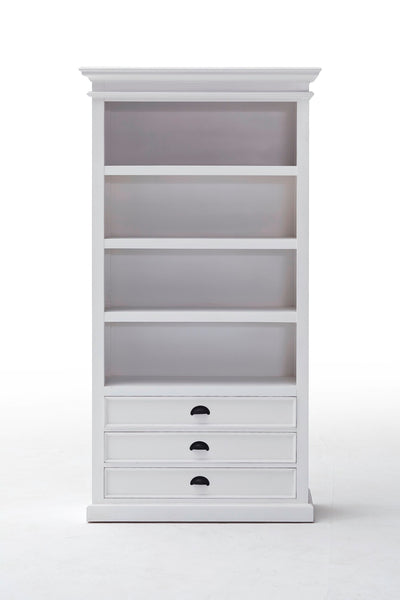 Whitstable Painted - Bookcase With 3 x Drawers
